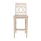 International Concepts Canyon BarHeight XX Stool, 30" Seat Height, Ready to Finish S-473 - alternate 5